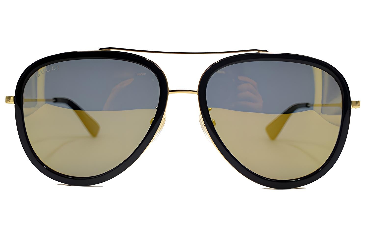 Gucci Aviator Sunglasses Gold — фото 2