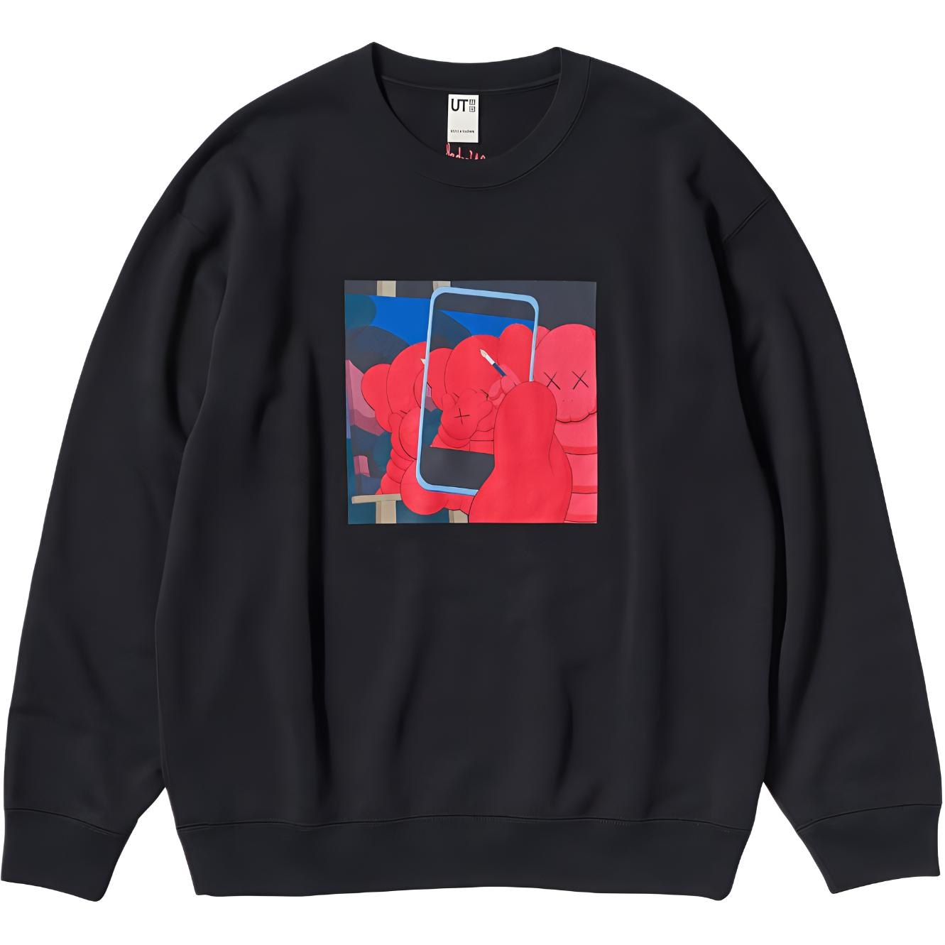 UNIQLO/优衣库 UNIQLO x KAWS x Warhol FW24 Black Sweatshirt