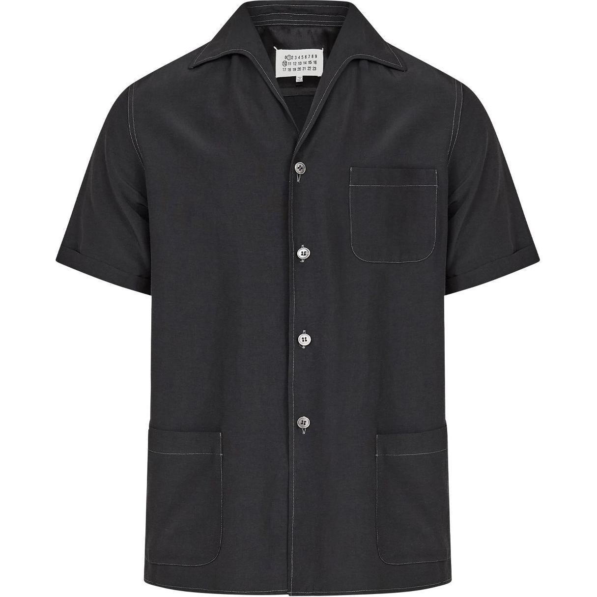 Maison Margiela/马吉拉 Maison Margiela SS25 Decorative Stitch Shirt Black