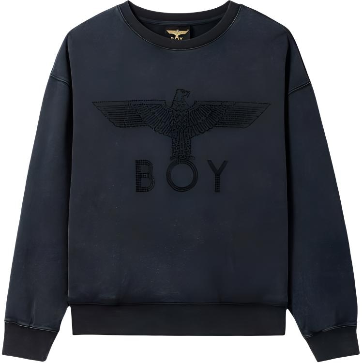 Boy London Logo Crewneck Sweatshirt Gray