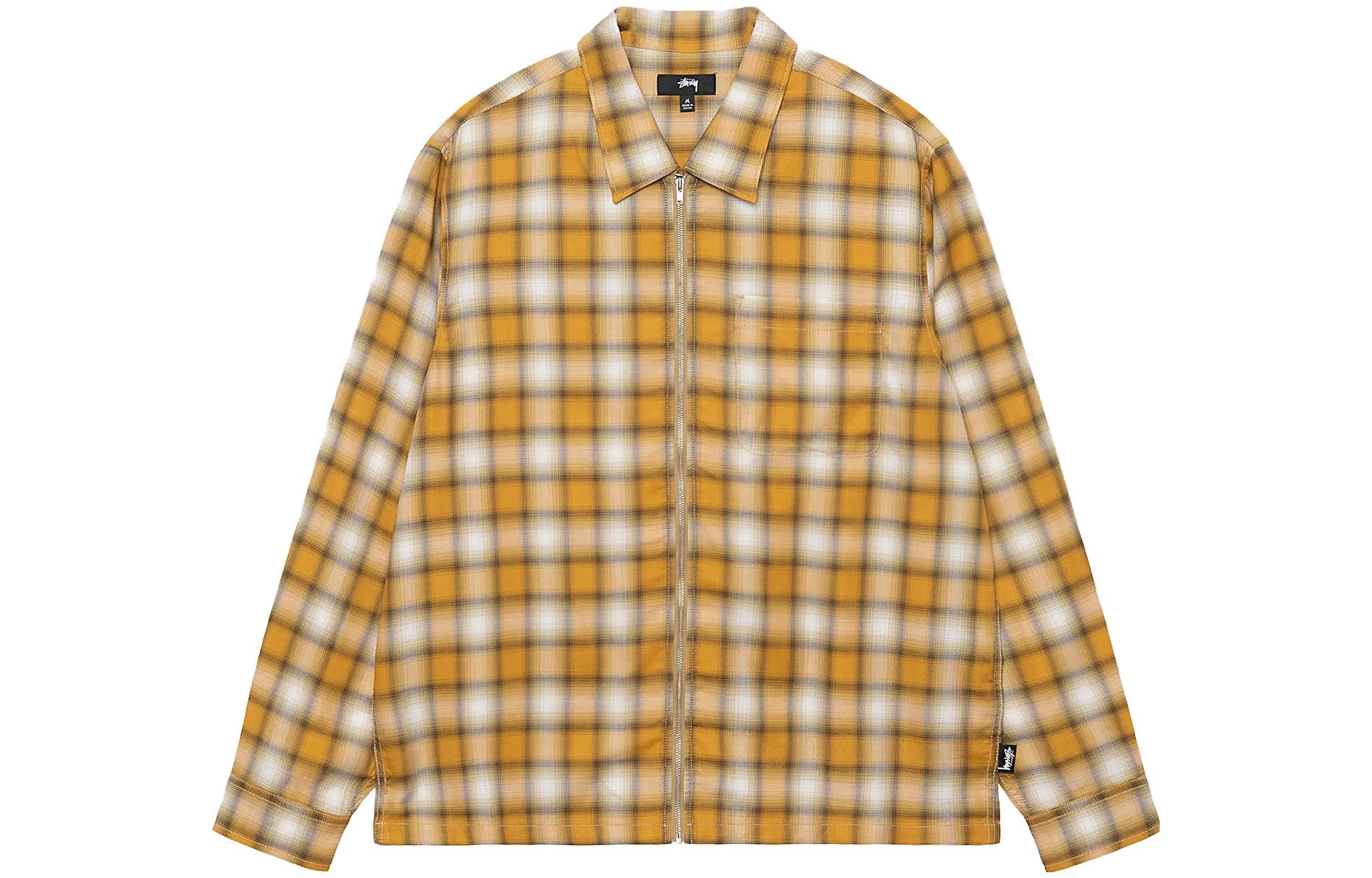 Stussy Eddie Plaid Zip Shirt
