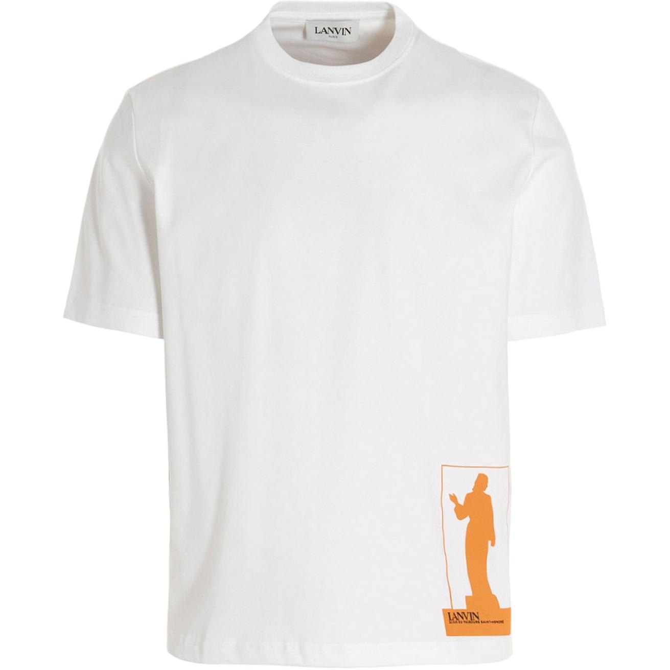 Lanvin/浪凡 Lanvin FW22 White Crewneck T-Shirt