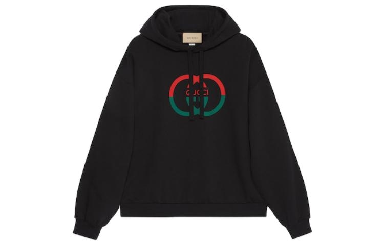 Gucci SS24 Logo Hoodie Black — фото 6