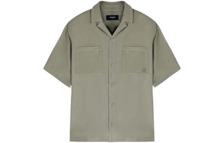 REPRESENT Sailboat Embroidered Shirt Green