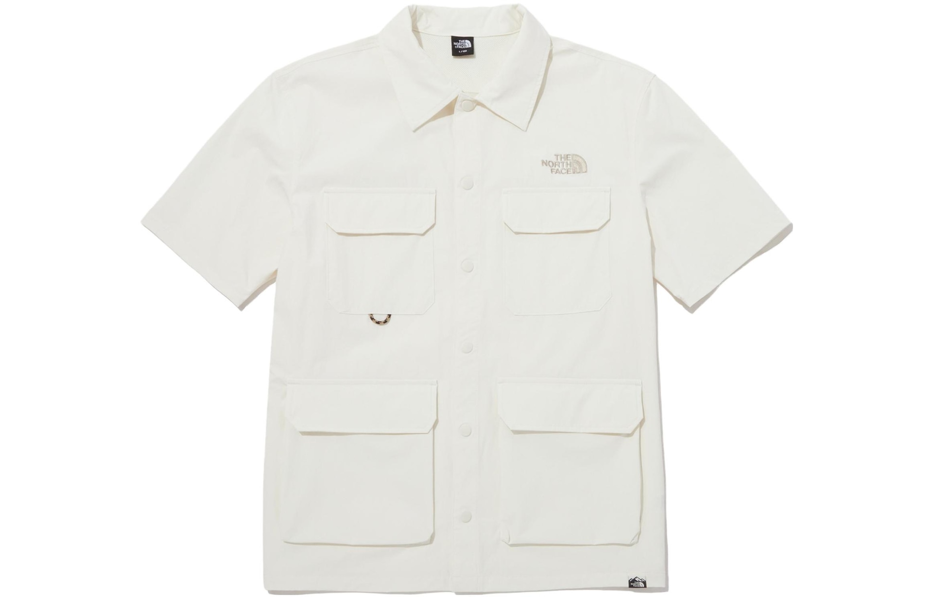 Рубашка The North Face Logo Button Short Sleeve Shirt Ivory