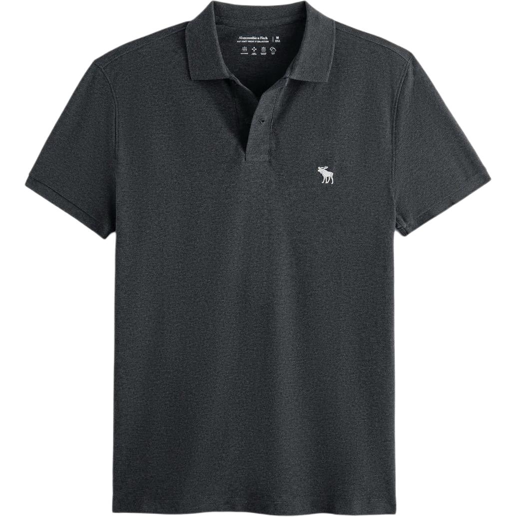 Abercrombie＆Fitch Abercrombie & Fitch Classic Polo Deep Grey