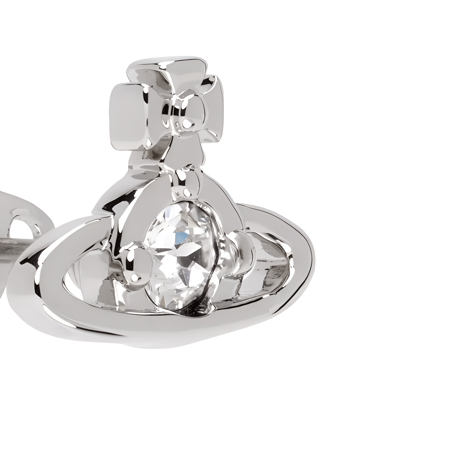 Vivienne Westwood Silver Stud Earrings — фото 4
