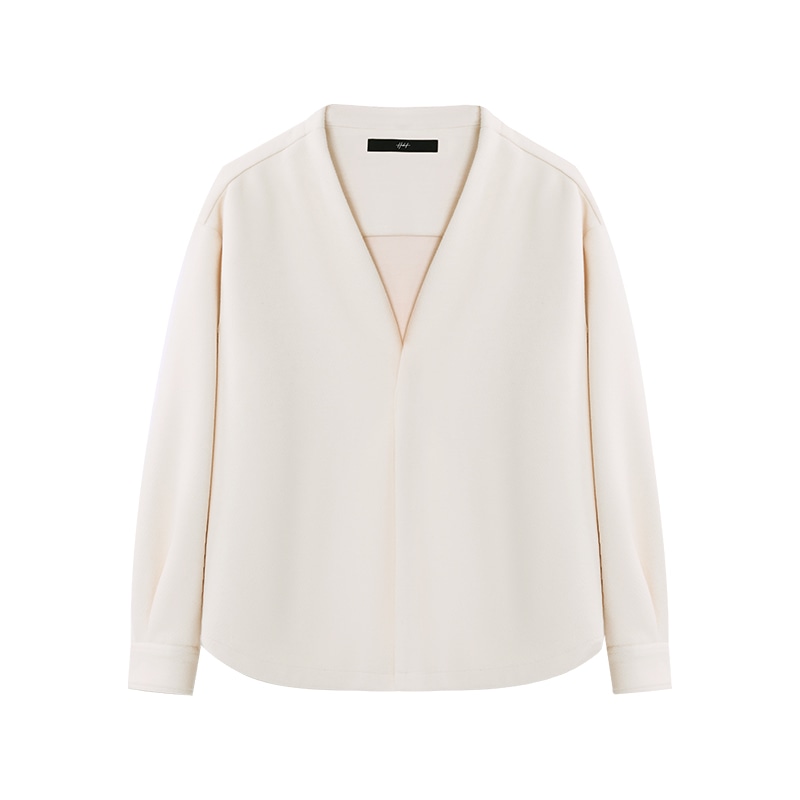 HERBEL V-Neck Long Sleeve Shirt