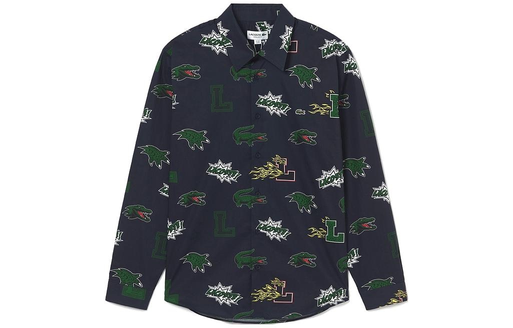 Lacoste Holiday Logo Long Sleeve Shirt