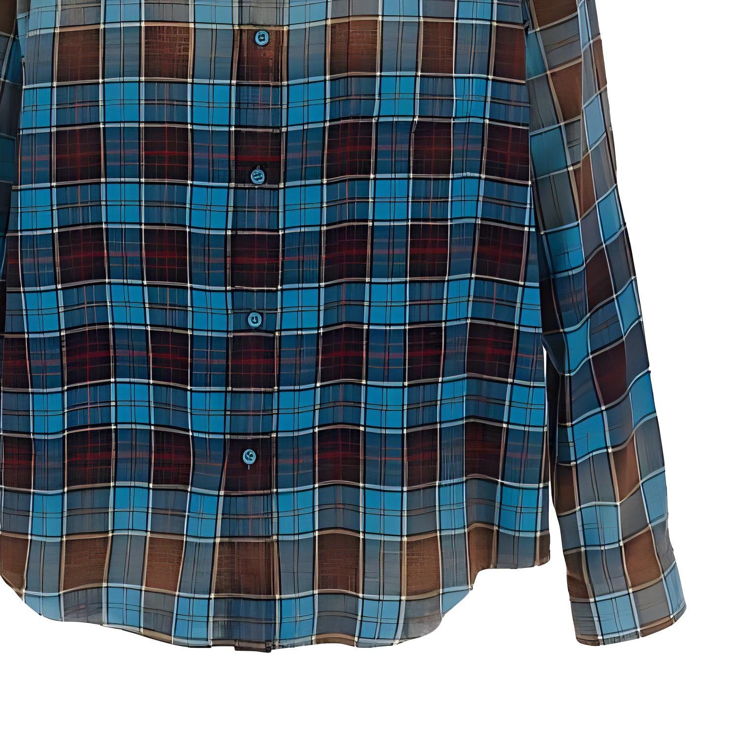 Balenciaga FW23 Checkered Shirt — фото 10
