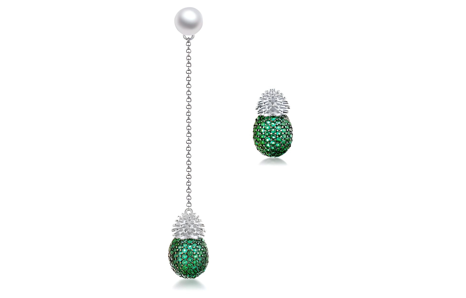 黛西法罗 DAISY FELLOWES Daisy Fellowes DF Pineapple S925 Silver Earrings