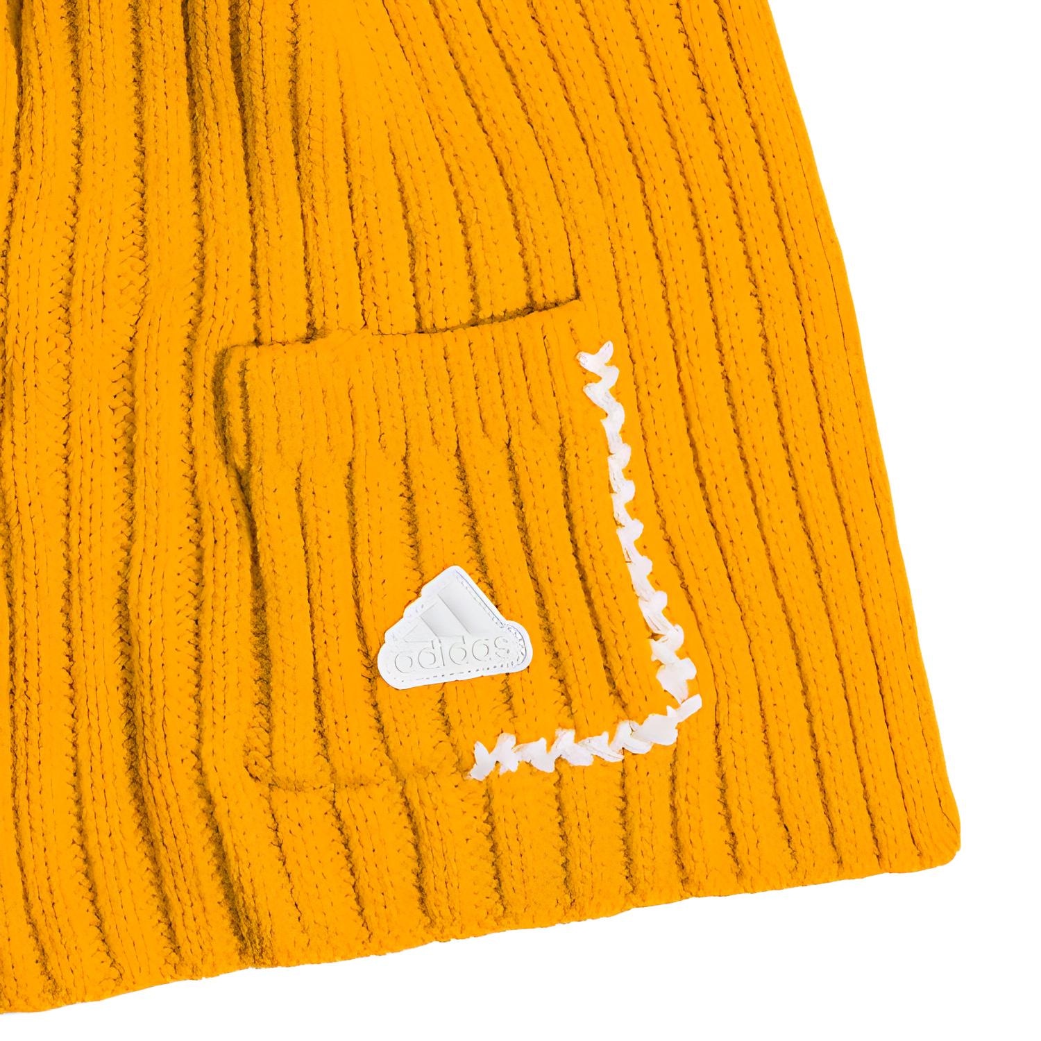 Adidas Logo Acrylic Scarf Yellow — фото 2