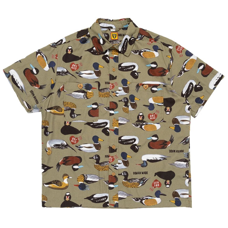 Рубашка Human Made SS24 Duck Pattern Shirt