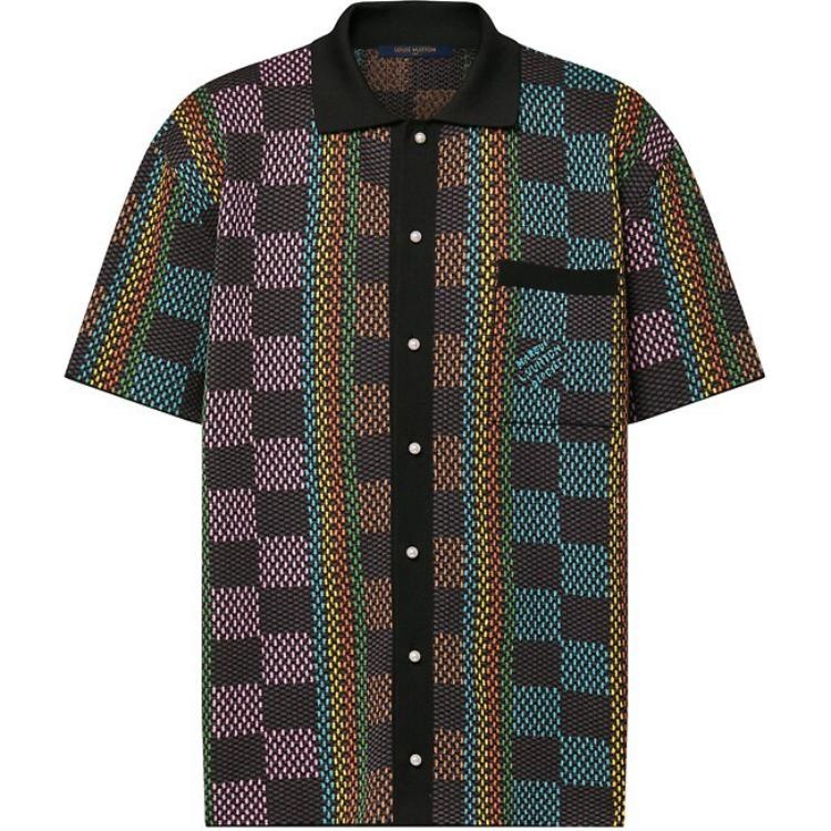 Рубашка Louis Vuitton SS24 Jacquard Shirt