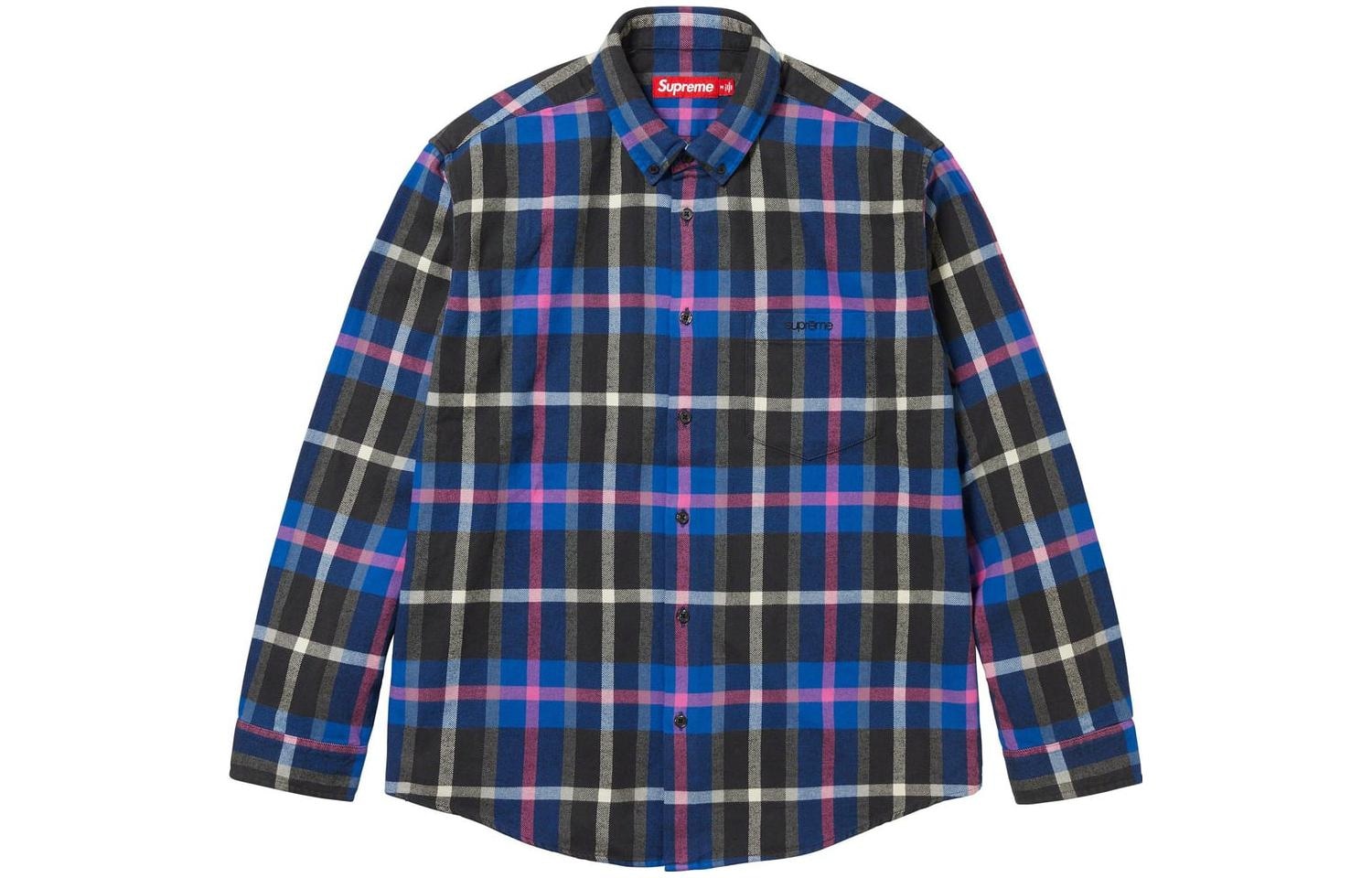 Supreme Plaid Flannel Shirt