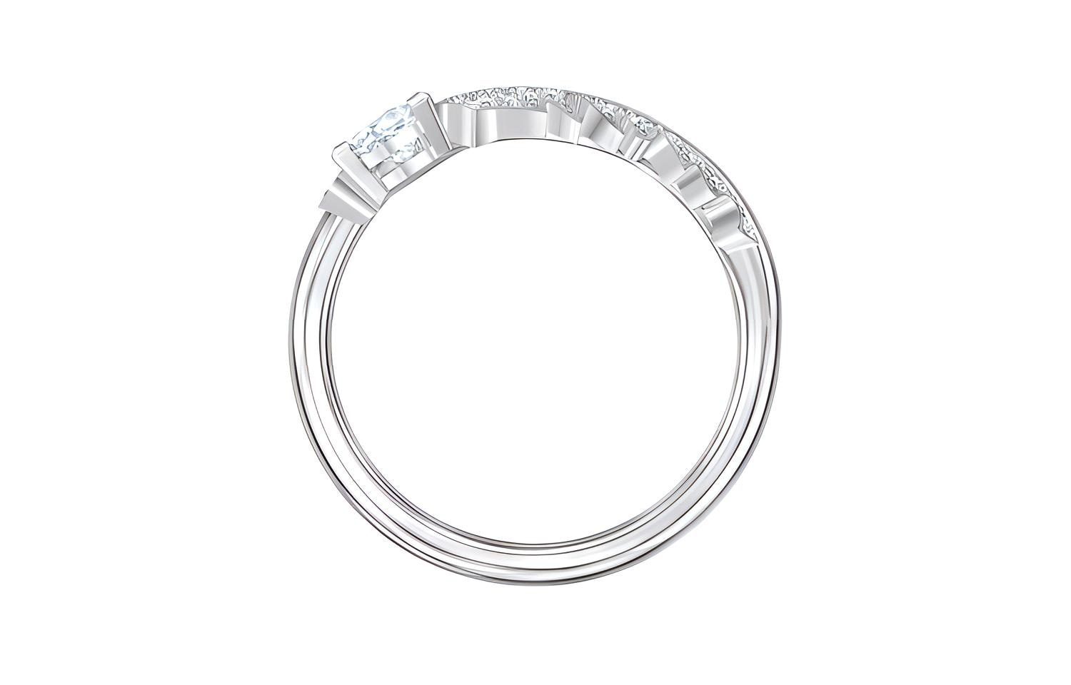 Swarovski NICE Feather Ring — фото 1