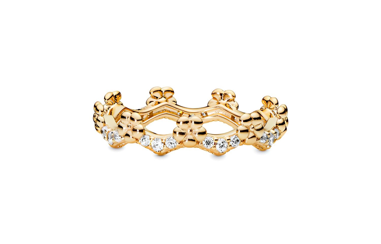 Pandora/潘多拉 Pandora Shine Flower Crown Ring