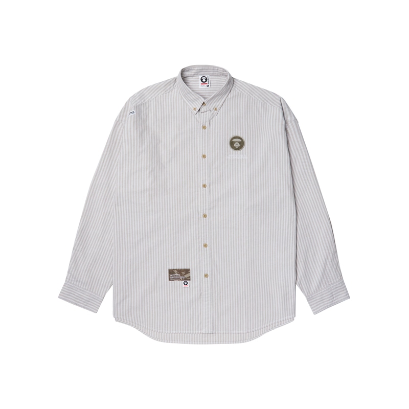 Aape FW23 Striped Badge Shirt