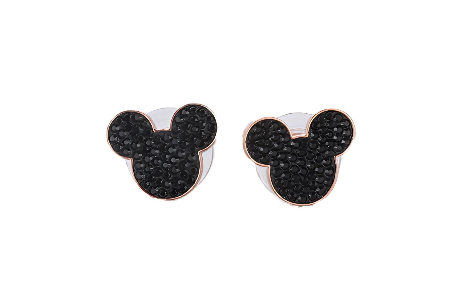 Swarovski Mickey Earrings Black — фото 2