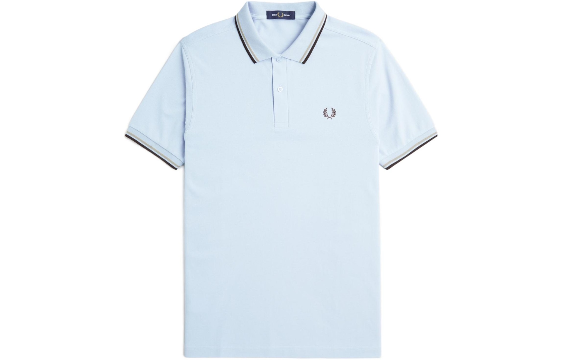 FRED PERRY Polo Light Blue
