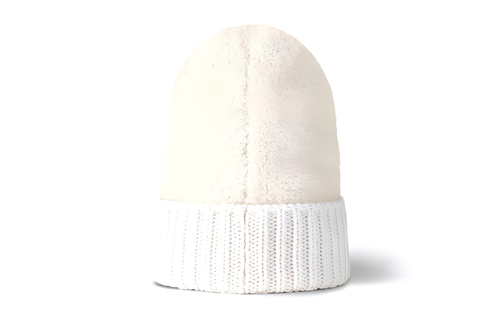 Louis Vuitton Ribbed Knit Wool Beanie White — фото 2