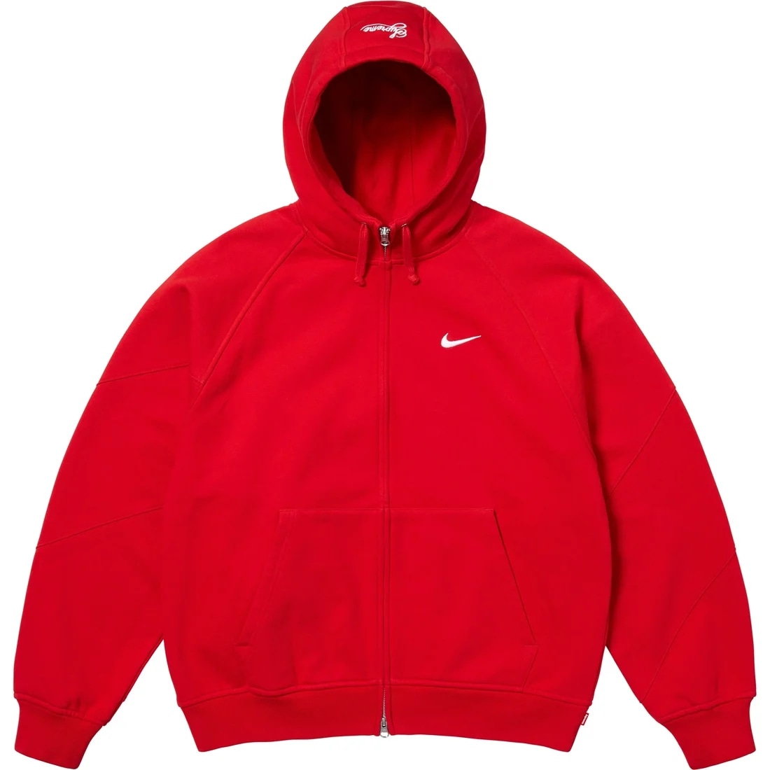 Supreme x Nike Zip Up Hooded Sweatshirt — фото 4