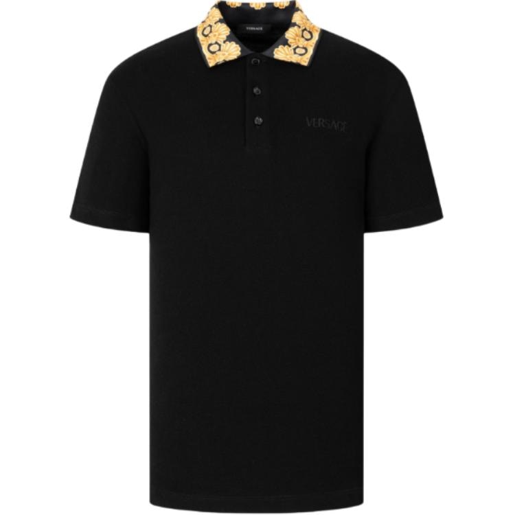 Versace Logo Polo Black