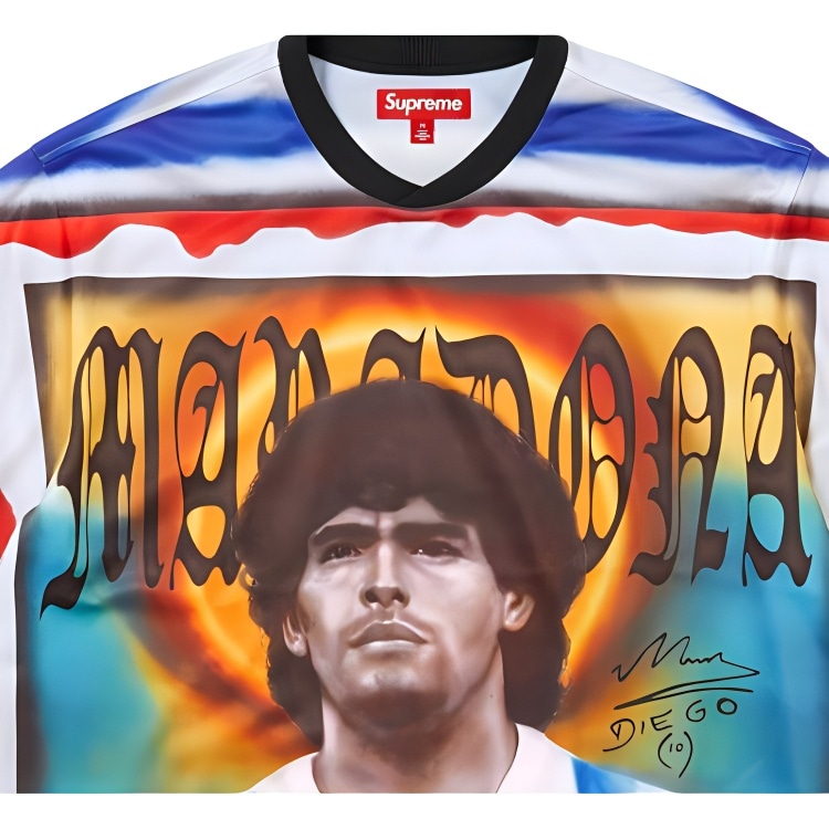 Supreme Maradona Soccer Jersey — фото 3