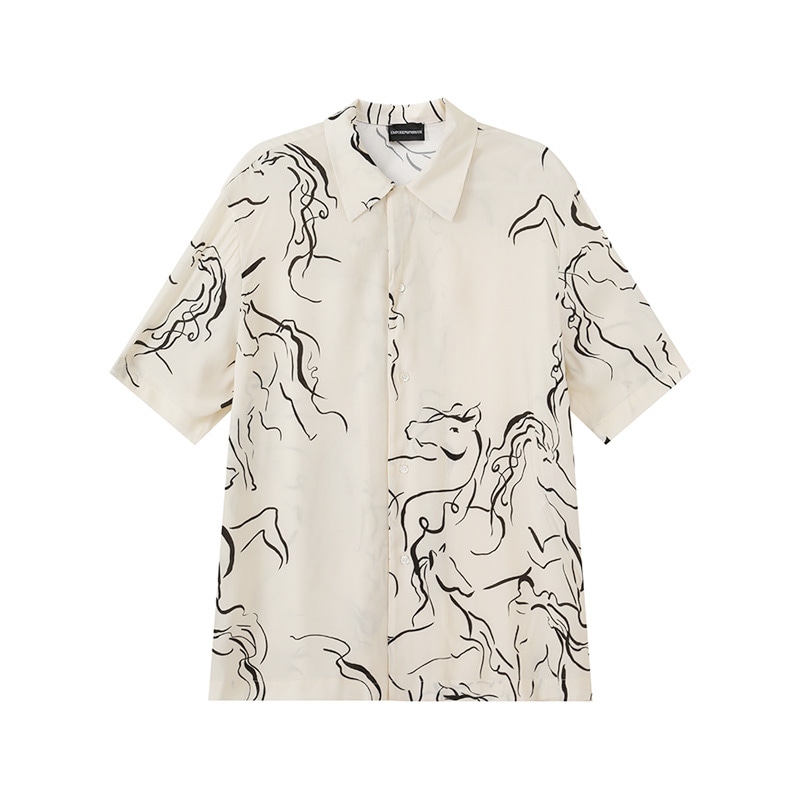 EMPORIO ARMANI/阿玛尼 Emporio Armani SS24 Beige Shirt