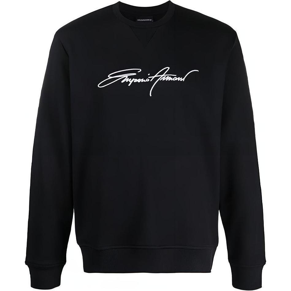 EMPORIO ARMANI/阿玛尼 Emporio Armani SS21 Logo Embroidered Sweater
