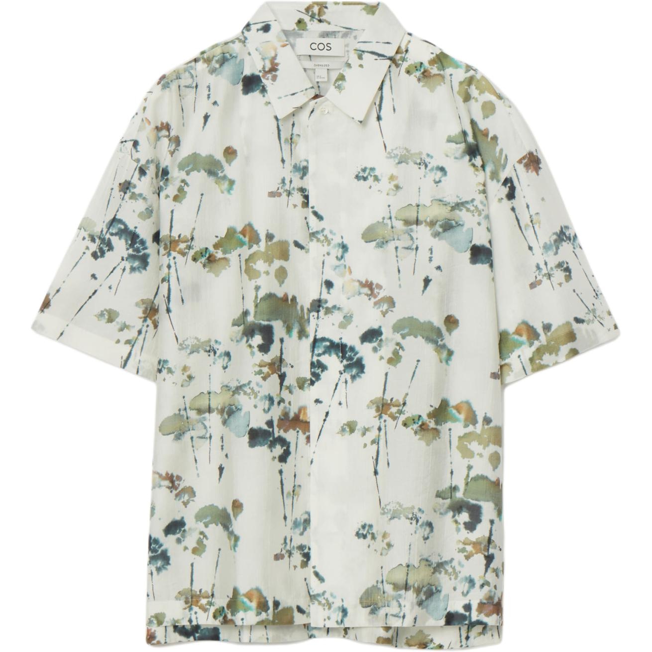 Рубашка Cos Floral Print Short Sleeve Shirt