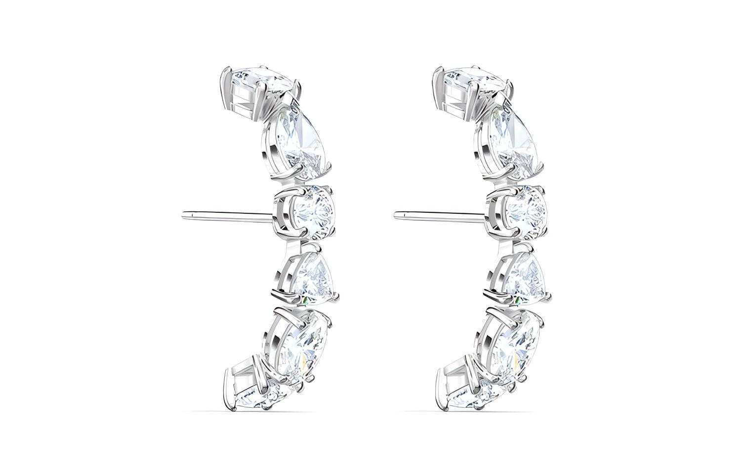 Swarovski Tennis Deluxe Mixed Earrings — фото 1