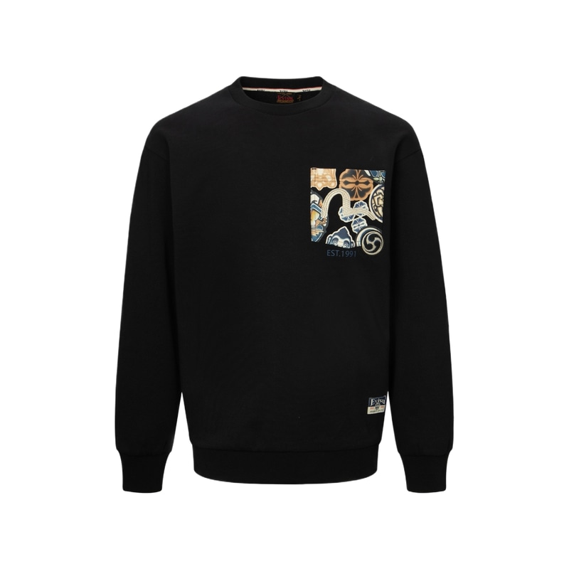 EVISU Seagull Embroidery Sweatshirt
