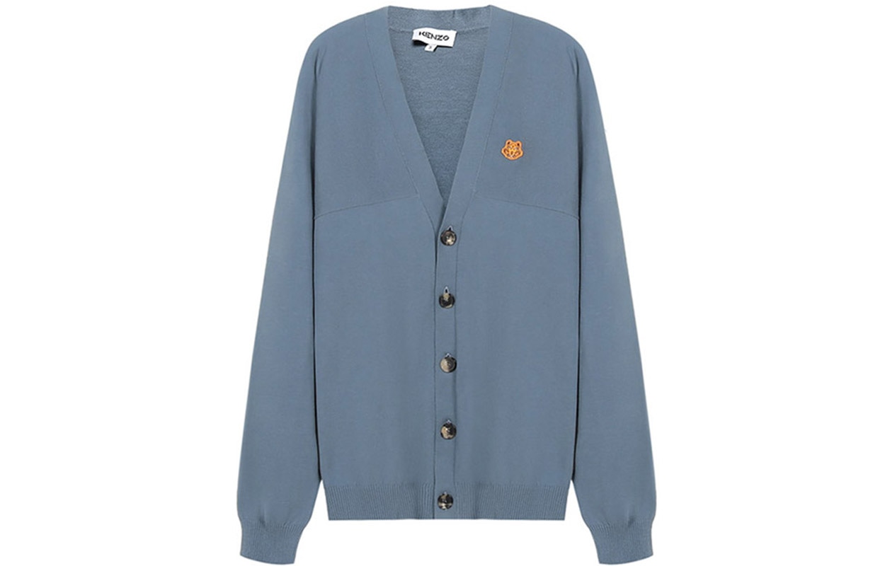 KENZO V-Neck Knit Blue