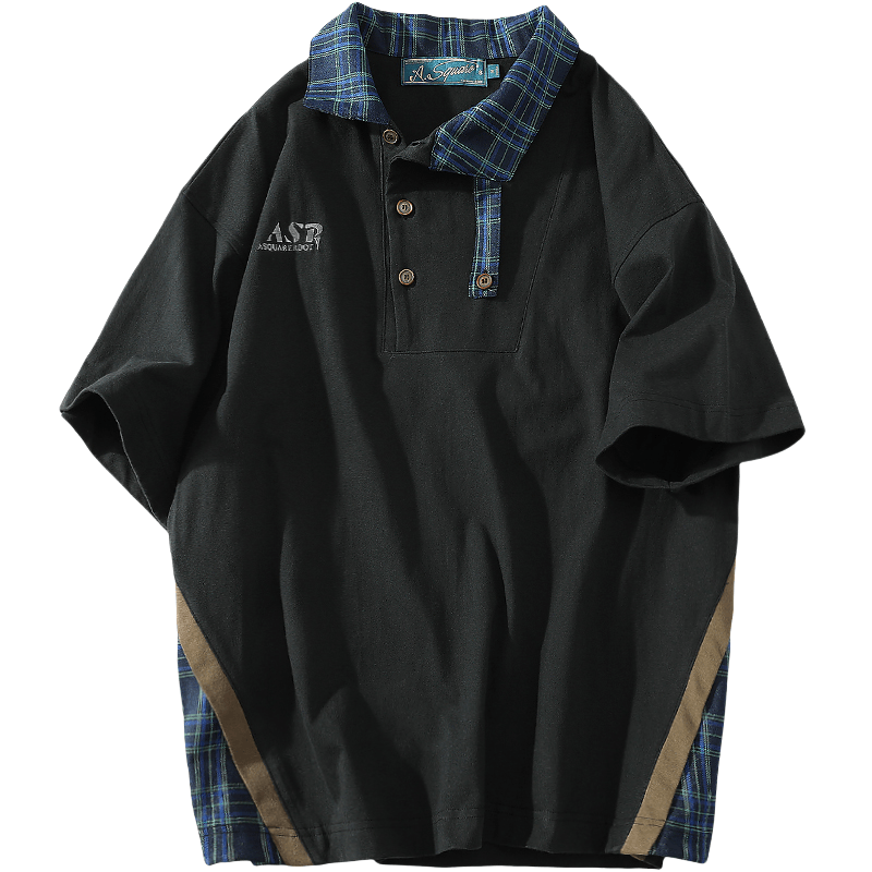 A SQUARE ROOT/A 的平方根 A SQUARE ROOT Polo Shirt Black