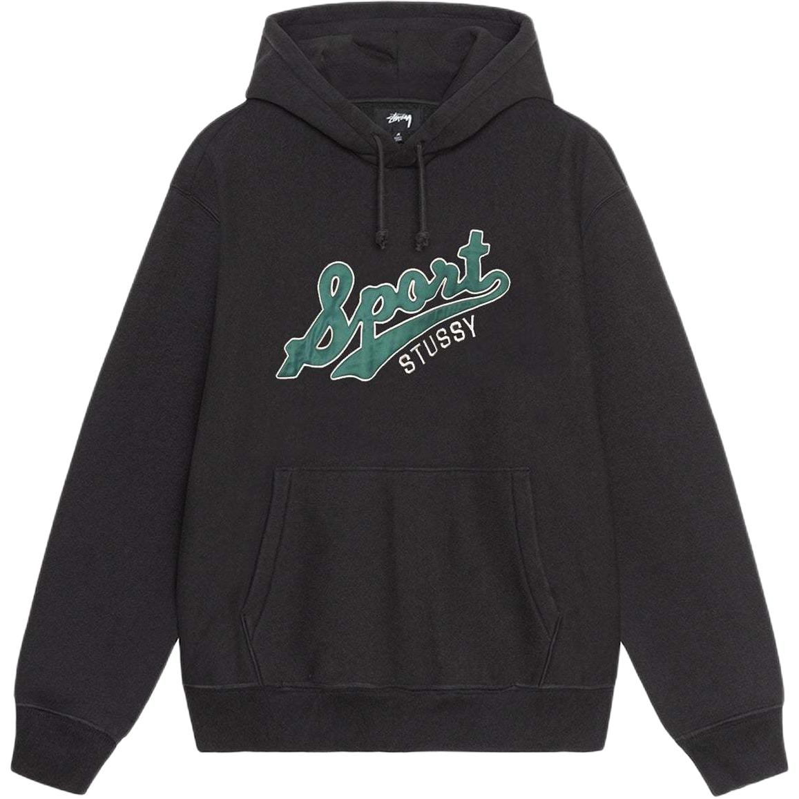 Stussy FW24 Satin Patch Oversized Hoodie