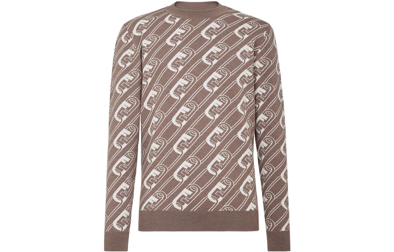 FENDI/芬迪 Fendi FW22 Brown Sweater