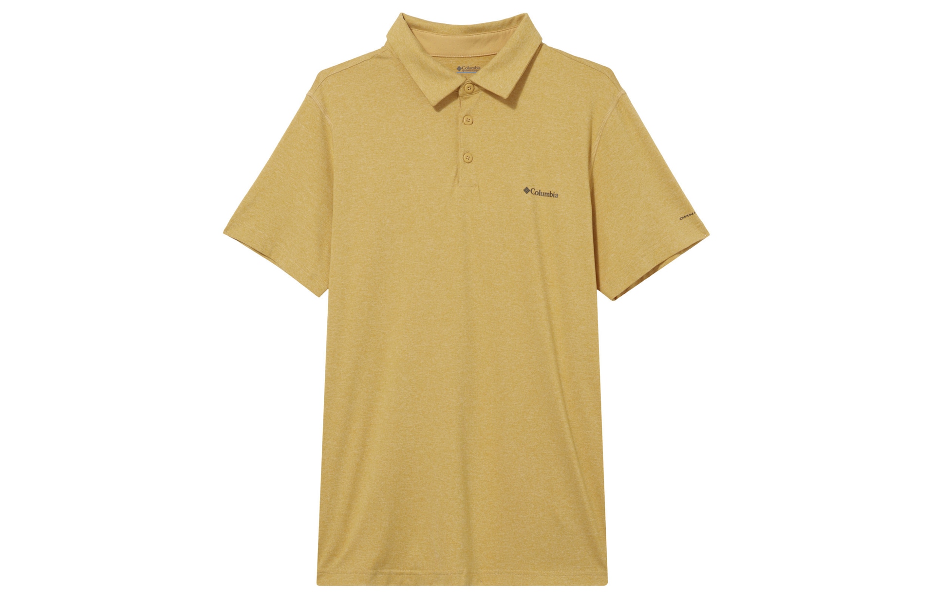 Columbia Yellow Tech Trail T-Shirt (Sun Protection) Polo