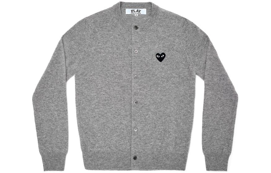 CDG Play SS24 Light Grey