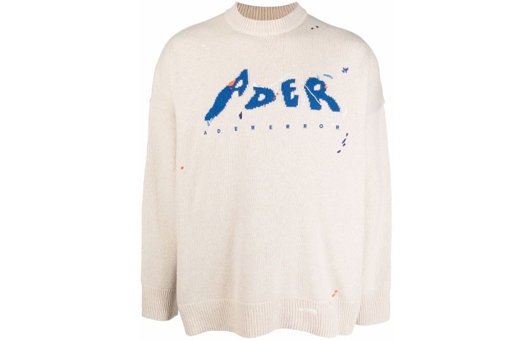 ADER ERROR FW21 Logo Letter Print Sweatshirt White