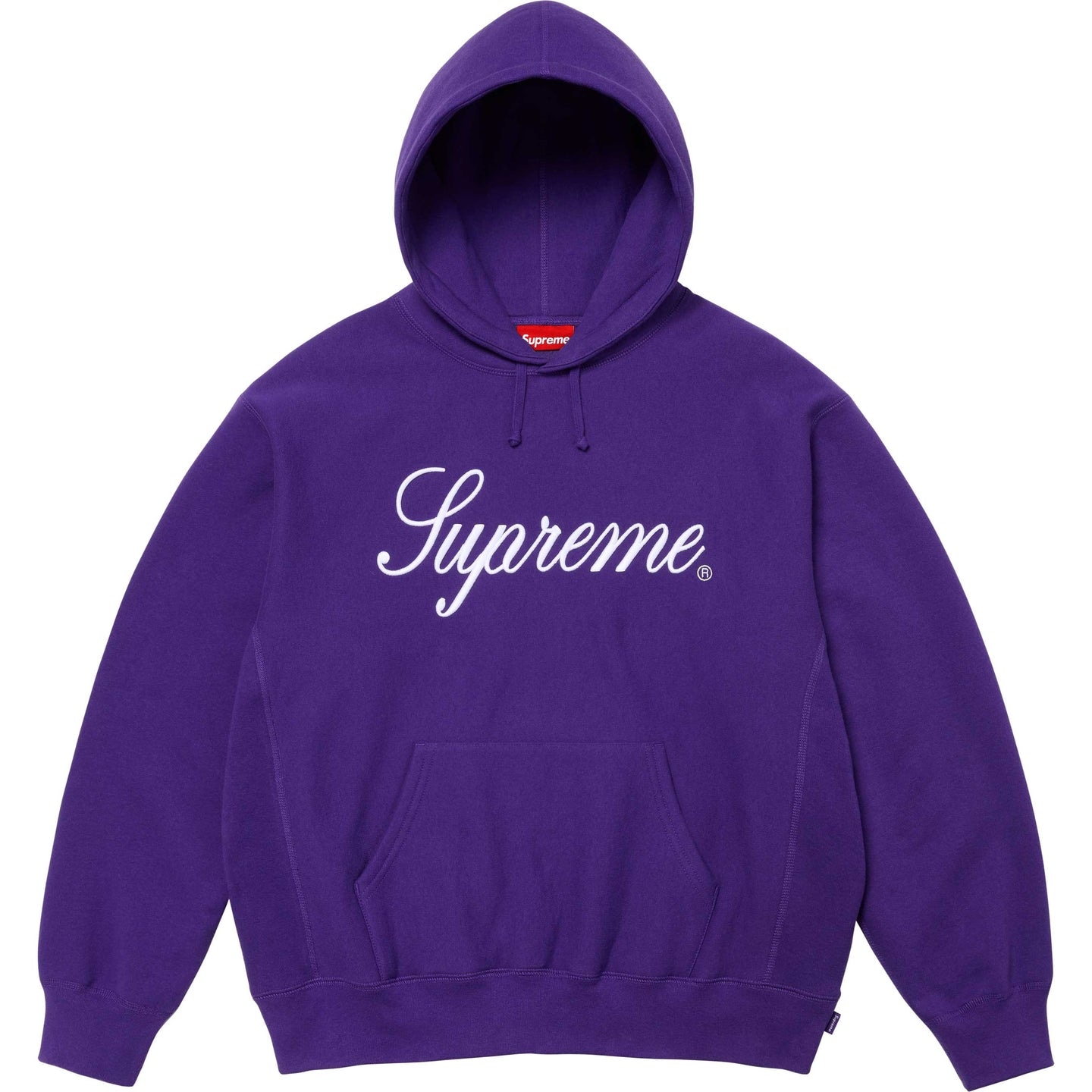 Supreme FW24 Embroidered Script Hooded Sweatshirt — фото 4