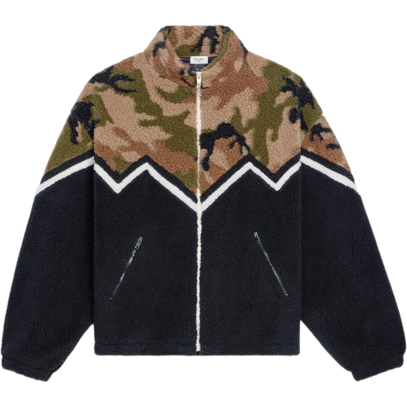 Худи Celine SS22 Camo Fleece Jacket