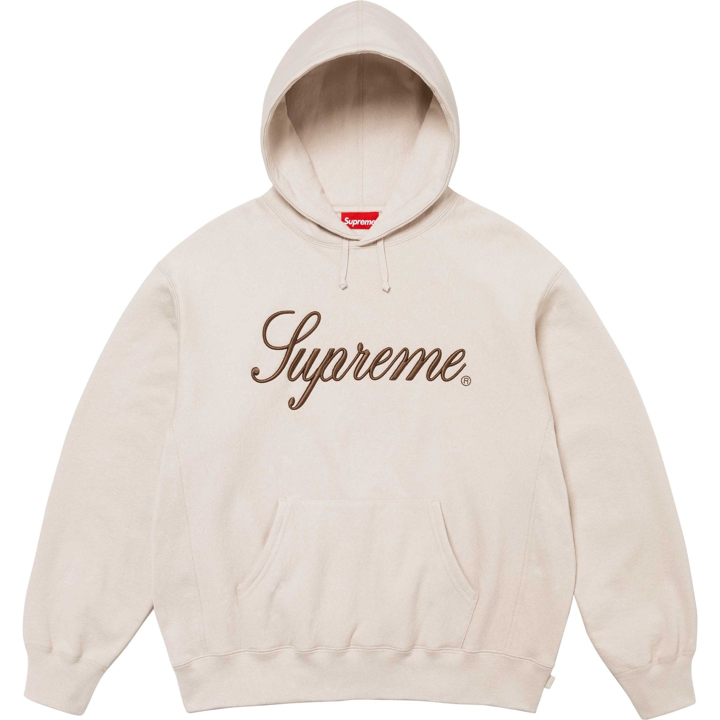 Supreme FW24 Embroidered Script Hooded Sweatshirt — фото 1