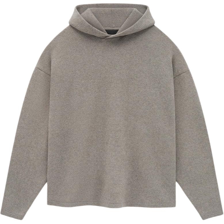 Fear of God Essentials Knit Hoodie Heather Grey