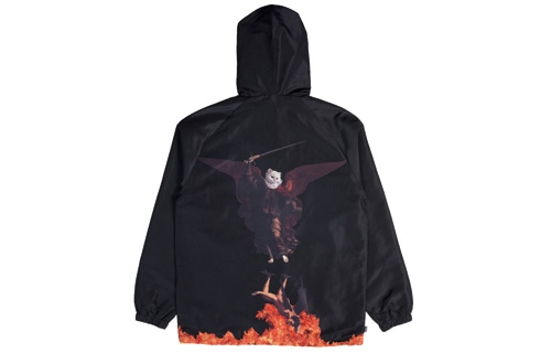 Куртка Ripndip Pope Flame Hoodie Black
