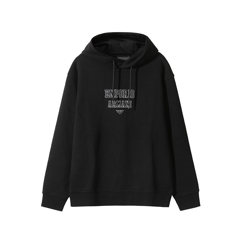 EMPORIO ARMANI/阿玛尼 Emporio Armani Hoodie Black