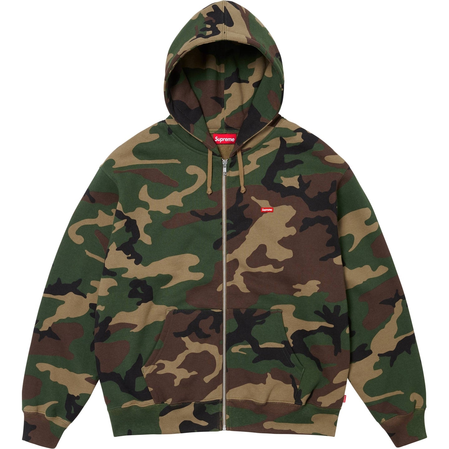 Supreme Small Box Zip Up Hooded Sweatshirt — фото 11