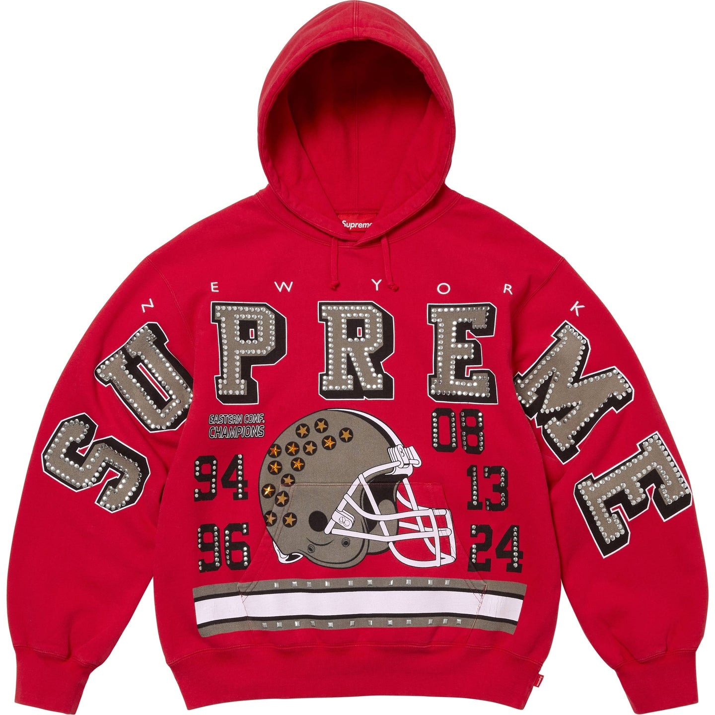 Supreme Champions Studded Hooded Sweatshirt — фото 2