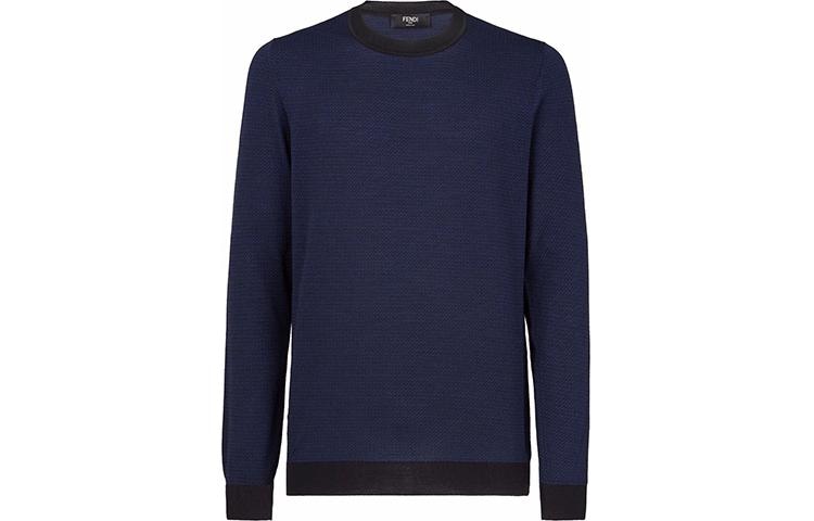 FENDI/芬迪 Fendi FW21 Blue Black Sweater