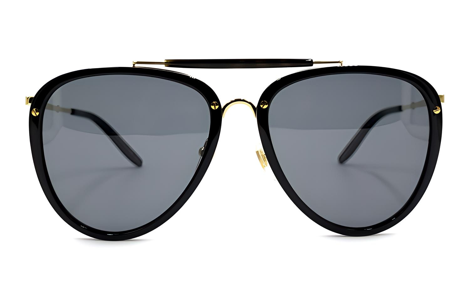 Gucci Urban Aviator Sunglasses Black — фото 2